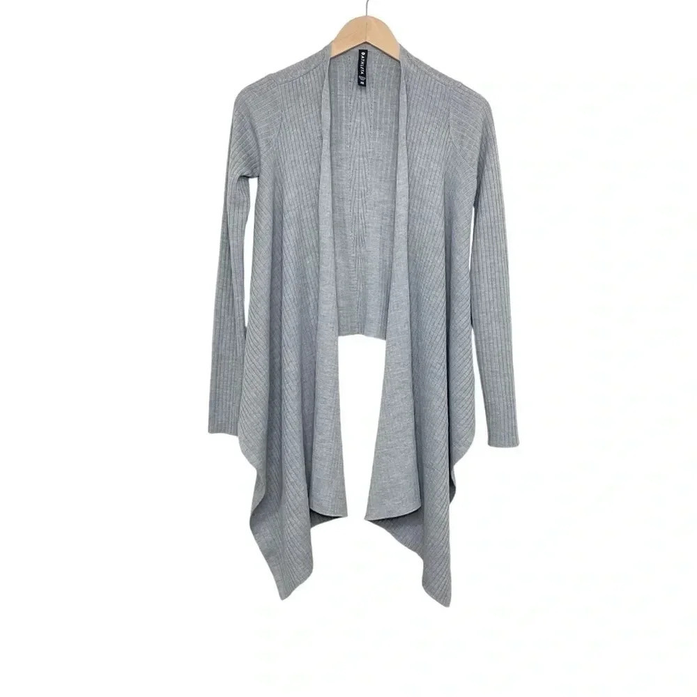 Athleta Solstice Wrap Cardigan Thermolite Merino Wool XS